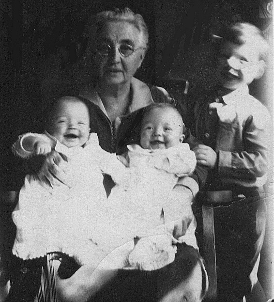 Rebecca Burton and grandchildren